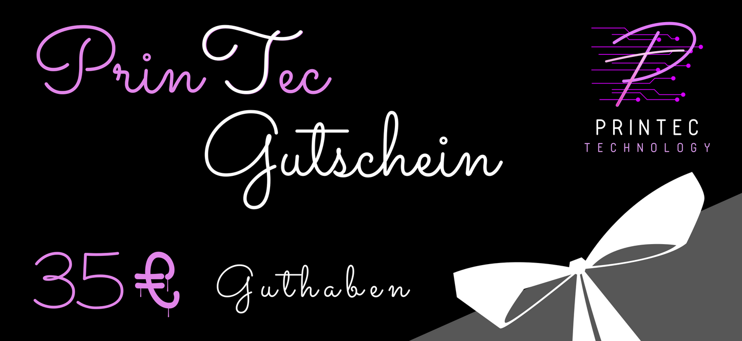 Printec-Technology - Geschenkgutschein 35€ Gutschein/Guthaben