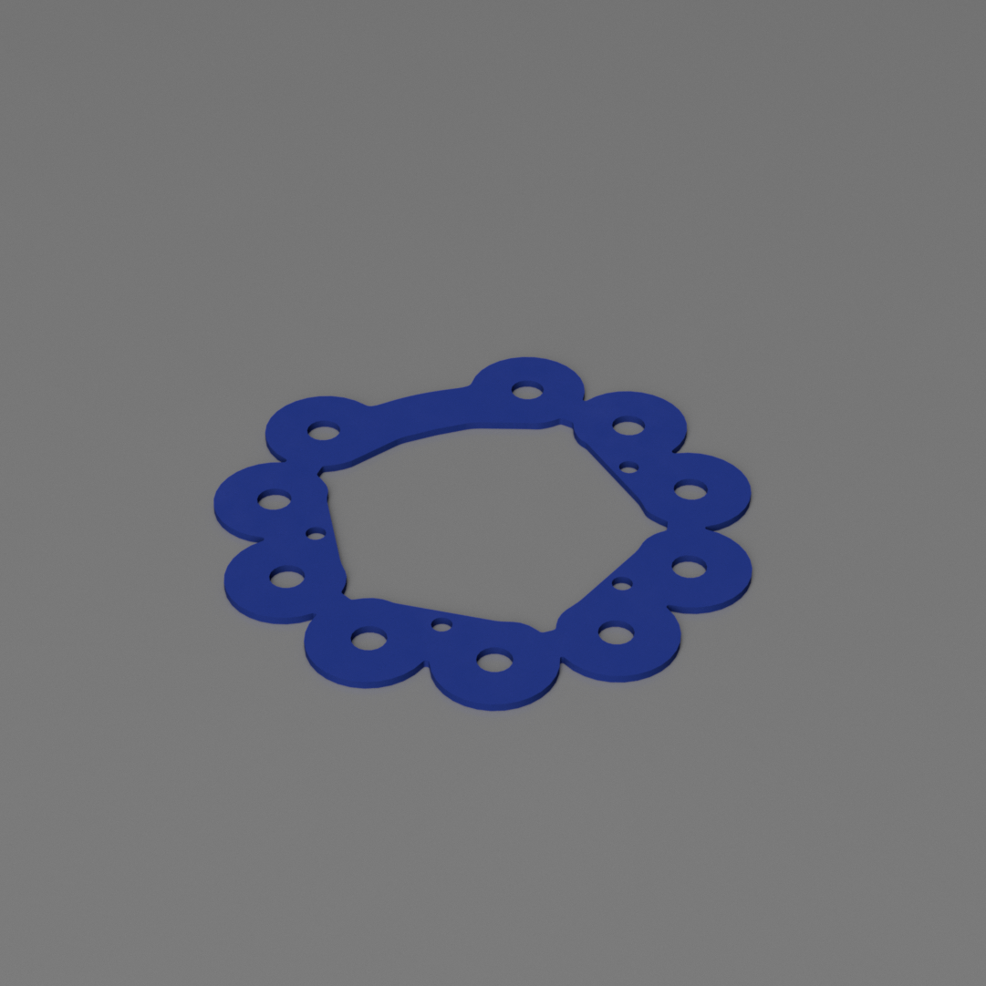 Dyson V6 DC61 DC62 Dichtung (Kit) Dyson Dichtung Blau (Teil B) Staubsauger/Ersatzteil