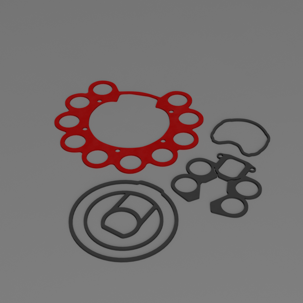 Dyson Gen5detect Dichtung (Kit) Dyson Gen5detect Dichtungskit Rot (Basisset) Staubsauger/Ersatzteil