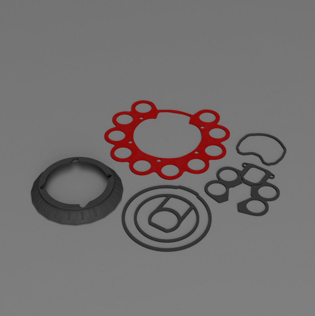 Dyson Gen5detect Dichtung (Kit) Dyson Gen5detect Dichtungskit Rot (Komplettset) Staubsauger/Ersatzteil