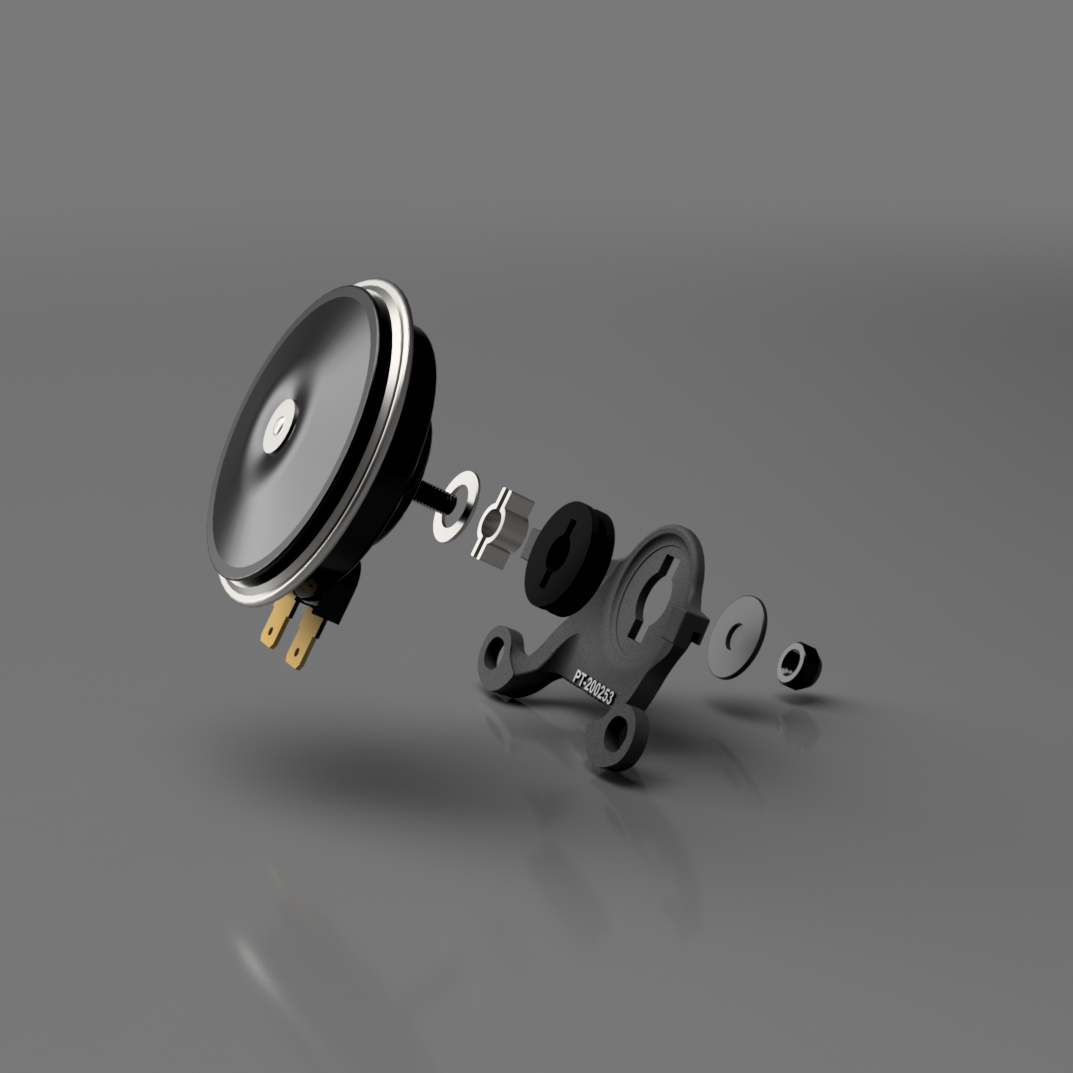 Hupe Verlegekit Halterung versteckt passend für Kawasaki Z900 ab 2020 bis 2024