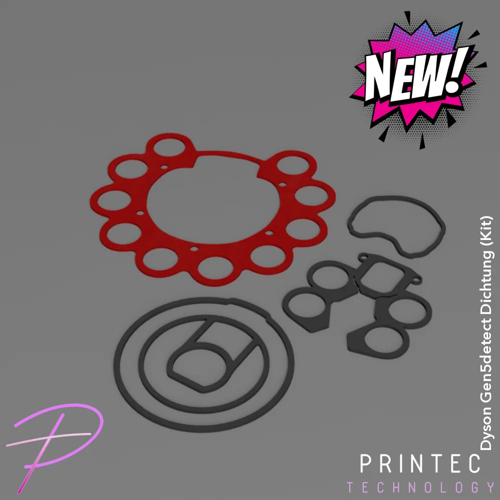 Dyson Gen5detect Dichtung (Kit) Dyson Gen5detect Dichtungskit Rot (Basisset) Staubsauger/Ersatzteil