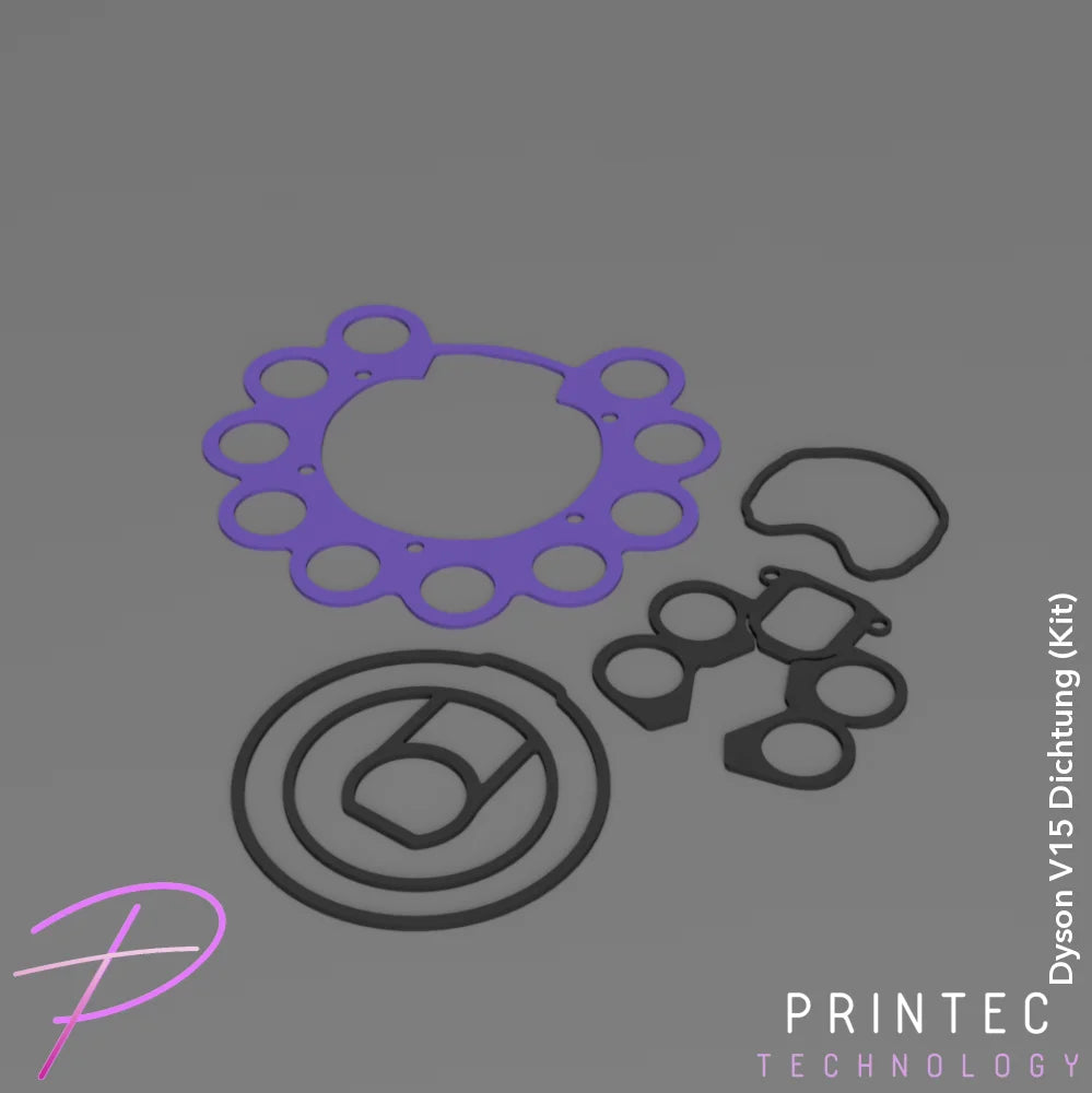 Dyson V15 Dichtung (Kit) Dichtungskit Lila (Basisset) Staubsauger/Ersatzteil