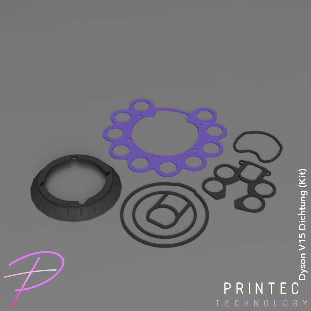 Dyson V15 Dichtung (Kit) Dichtungskit Lila (Komplettset) Staubsauger/Ersatzteil