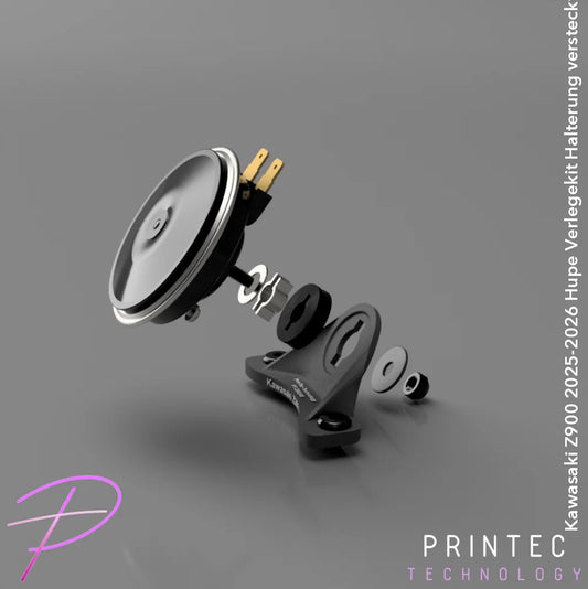 Kawasaki Z900 2025 Hupe Verlegekit Halterung versteckt - originale Hupe Fahrzeugteile