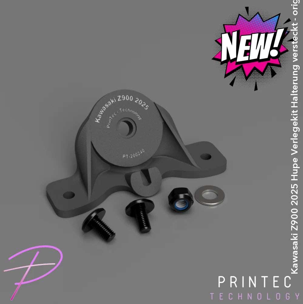 Kawasaki Z900 2025 Hupe Verlegekit Halterung versteckt - originale Hupe Fahrzeugteile